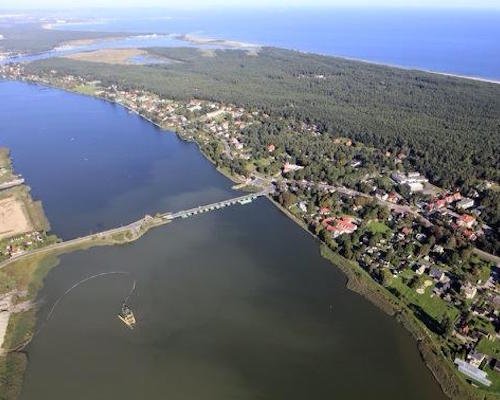 Najdłuższy most pływający w Polsce